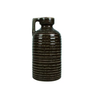 Maine & Crawford Leif 30x15cm Ceramic Vase Flower/Plant Holder Home Decor Brown - Picture 1 of 1