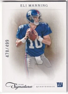 ELI MANNING 2011 Panini Prime Signatures #60 478/499 Giants - Picture 1 of 2