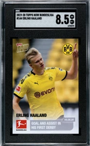 Erling Haaland RC Rookie 2019 Topps Now Bundesliga SGC 8.5 Near Mint - Bild 1 von 2