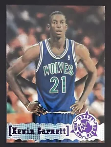 1995-96 TOPPS KEVIN GARNETT ROOKIE RC STADIUM CLUB TSC DRAFT PICKS #343 HOF - Picture 1 of 2
