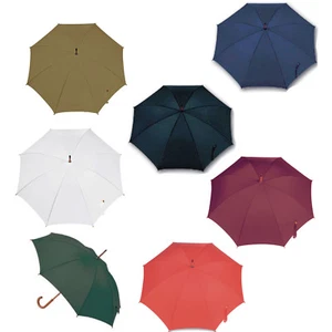 6 Hochzeit Regenschirme klassischer Stil Holzgriff. Manuelles Öffnen Gehregen - Bild 1 von 43
