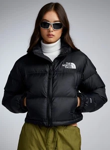 The North Face Women’s Nuptse 700 Cropped Puffer Jacket Short All Sizes RRP £320 - Picture 1 of 12