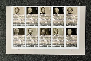 2024USA #5834-5843a Forever Underground Railroad - Plate Block of 10 mint - Picture 1 of 1