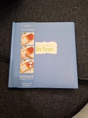 Hallmark Baby Boy First-Year Memory Scrap Book "BIG FIRSTS" 20 Pages! M3  - Image 1 of 3