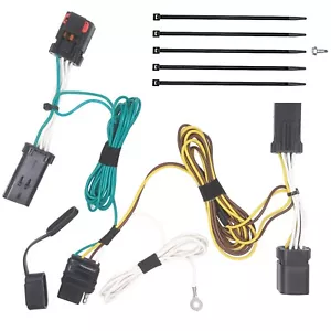 Arnés de cableado de ajuste personalizado con conector de remolque plano de 4 vías 04-07 Dodge Caravan - Imagen 1 de 6