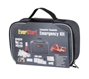 EVERSTART COMMUTER SAFETY KIT ROADSIDE ASSISTANCE BOOSTER CABLES *NEW - Picture 1 of 9
