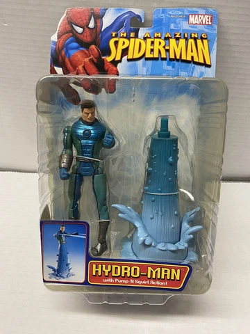 The Amazing Spider-Man Hydro-Man Action Figure Marvel Legends ToyBIz 2006 New Cover