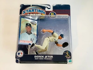 Starting Lineup 2 Derek Jeter 2001 New York Yankees Action Pose NIB Hasbro - Picture 1 of 4