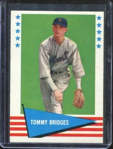 1961 Fleer Baseball # 95 Tommy Bridges (NM+) Near Mint Plus - Picture 1 of 2