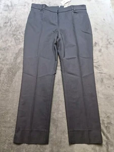 The White Company Organic Cotton Slim Leg Trousers UK 16 Storm Grey New RRP £89 - Picture 1 of 17
