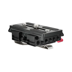Standard Manfrotto QR Clamp Baseplate with Handy Belt Clip & Quick Release Plate - Picture 1 of 7