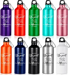 10 Pcs Employee Appreciation Gifts Thank You Water Bottle 20Oz Best Team Ever Al - Picture 1 of 7