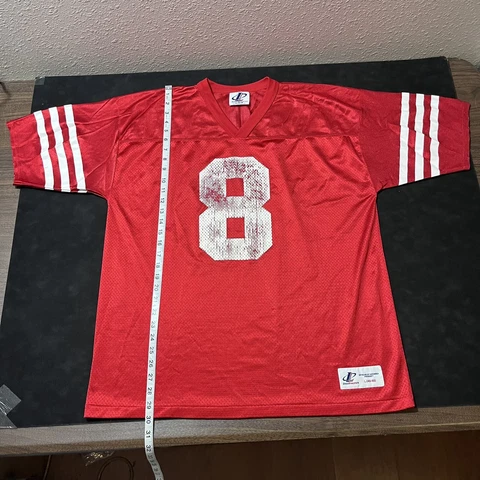 Vintage Steve Young #8 San Francisco 49ers Jersey Logo Athletic 90s NFL Football Cover
