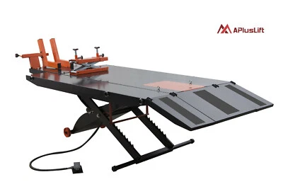 APlusLift Motorcycle ATV 1500LB Air Operated Lift Table 48" Wide (MT1500X) - Image 1 of 4