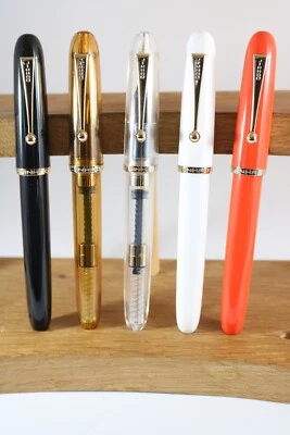 Jinhao No. 9016 Dadao Medium Fountain Pens, 5 Different Finishes, UK Seller