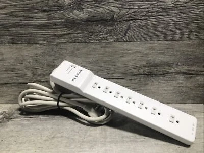 Power Strip Surge Protector 7 Outlet with 12 Foot Power Cord 2320 Joues #M30-11 - Image 1 of 3