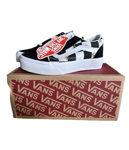Vans Old Skool Bee Check Kids Shoes, Size 11.0 K VN000W9T9EH - Picture 1 of 6
