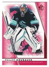 NHL Insert Trading Card - Philipp Grubauer - Seattle Kraken