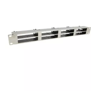 Excel ExpressNet 8-Module Unloaded Modular Patch Panel 1U Silver (Brand New) - Picture 1 of 4