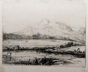 Rembrandt, Le Kanal Aux Cygnes (B235), Heliogravur