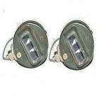 Pair Blackout Cat Eye Marker Light Wwii Fit For Willys Mb Ford Gpw G503 12V Bulb