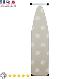 T-Leg Ironing Board Adjustable Height Steel Frame W/ Cotton Cover & Pad Home Use - Picture 1 of 8