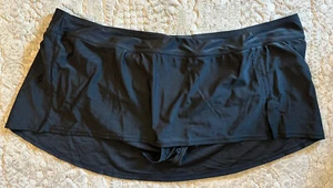 Liz Lange Maternity Bikini Skirt Bottom Only Black Bathing Suit Swim Womens XXL - Picture 1 of 9