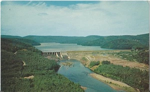 Postcard Maine Wyman Dam Bingham Somerset County Arnold Trail 1950s Unused - Picture 1 of 1