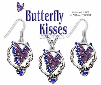 HERMOSO CONJUNTO DE PENDIENTES COLLAR MARIPOSA MARIPOSAS JOYERÍA NUEVO PRECIO MÁS BAJO ¡LO ÚLTIMO! Foto 1 de 4