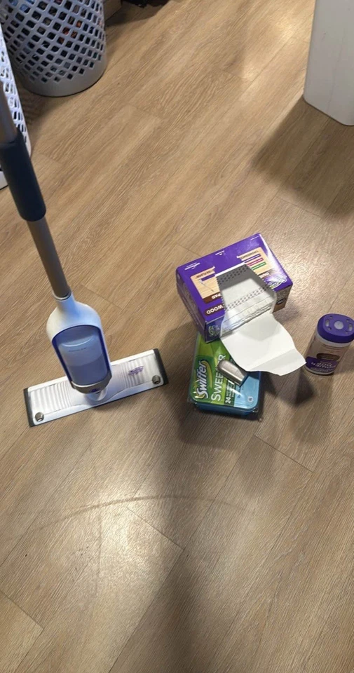 Swiffer Power Mop Wood, Hardwood Floor Cleaner for Mopping Home, Bathroom, - Image 1 of 1