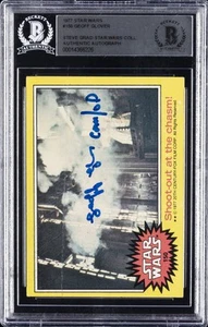 1977 STAR WARS STEVE GRAD COLLECTION AUTHENTIC AUTO GEOFF GLOVER BGS AUTHENTIC - Picture 1 of 2