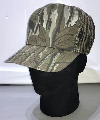 VTG 1980’s RealTree Camouflage SnapBack Made In USA Outdoor Hunting Cap - Image 1 of 4