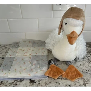 Bunnies By The Bay Avery Aviator Goose Plush Stuffed Animal Toy Hat - Picture 1 of 3