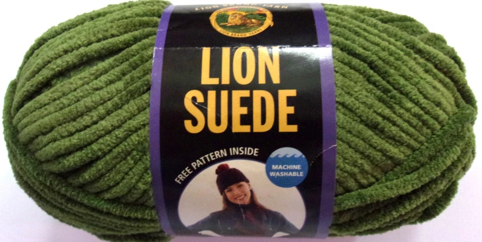 Lion Brand Suede Yarn, 5 Bulky, Complete/Partial  (7 Colors) Sold Per Skein - Image 1 of 1