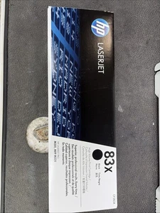 Tóner negro genuino HP 83X alto rendimiento en una excelente caja (CF283X)! - Imagen 1 de 3