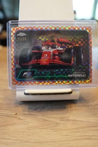 2024 Topps Chrome Formula 1 F1 Andrea Kimi Antonelli Orange Checker Flag /25 #94 - Picture 1 of 2