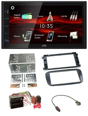 JVC USB Bluetooth MP3 DAB 2DIN Autoradio für Ford C-Max Galaxy Focus ab 2007 Pro - Bild 1 von 4