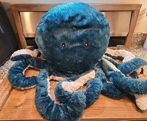Jumbo Stuffed Animal Dark Turquoise Blue Octopus- Lovely Stuffed Animal Soft - Picture 1 of 7