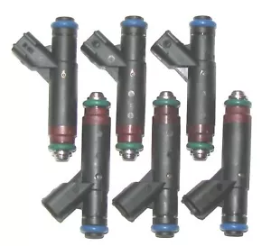 Set of 6 Brand New Ford OEM Fuel Injectors 2000-05 Taurus & Sable 3.0L, YF1E-F4A - Picture 1 of 2
