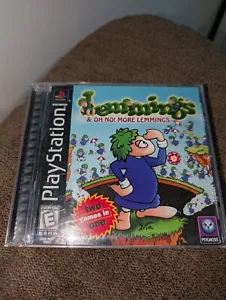 Lemmings & Oh No! More Lemmings Playstation 1 PS1 Tested Complete - Picture 1 of 4