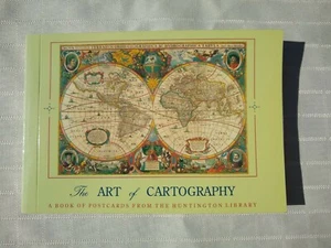 Art of Cartography Book 30 Oversized 1500-1600 Map Postcards Huntington Lib 1991 - Picture 1 of 12