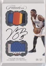 2016-17 Panini Flawless /25 Victor Oladipo #DPA-VOL Dual Patch Auto