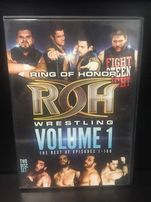 RING OF HONOR DVD WRESTLING VOLUME 1 BEST OF EPISODES 1-100 2 DISC SET WWE NXT Foto 1 de 3