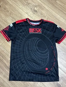 Esports Gaming Gear Boys' T-Shirt BLACK &RED Size 8/10 ESC 360 LEVEL UP - Picture 1 of 10