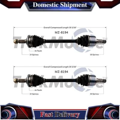 TrakMotive eixo traseiro CV junta do eixo de transmissão para Mazda RX-7 1993 1994 1995 - Imagem 1 de 2