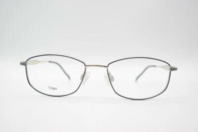 Titan 4374 Blu Argento Ovale Occhiali Montatura Nuova - Immagine 1 di 4