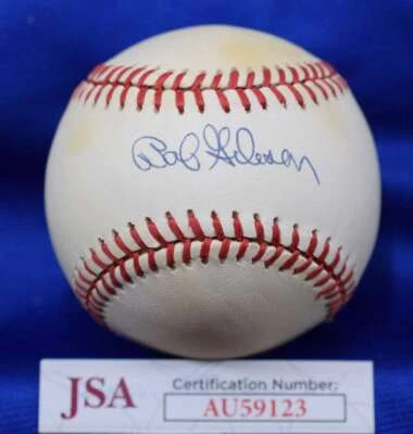 Bob Gibson JSA COA Autographed National League Signed Baseball - Image 1 of 2
