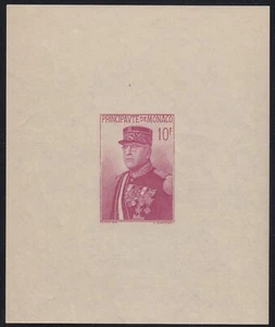 #MON (05225) Monaco 1938 Effigie di Luigi II° (N°BF 1) Gomma MNH** - Imagen 1 de 2