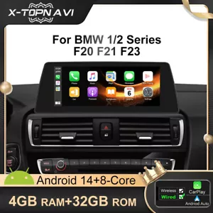 Autoradio GPS carplay 10,25" 8 core Android 14 per BMW Serie 1 F20 F21 NBT WIFI - Foto 1 di 14