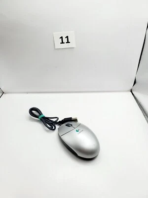 Vintage Logitech M-UV55a Wired Mouse USB 830695-0000 Tested & Working - Image 1 of 3